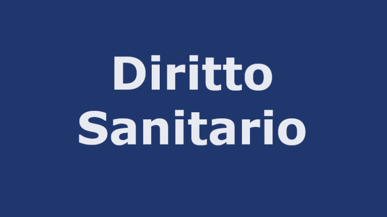 diritto sanitario